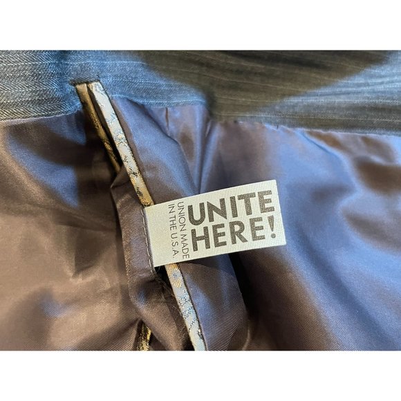 Joseph Abboud Mens Blazer Coat Jacket Single Breasted Long Sleeve Gray Size 40 - Picture 6 of 7